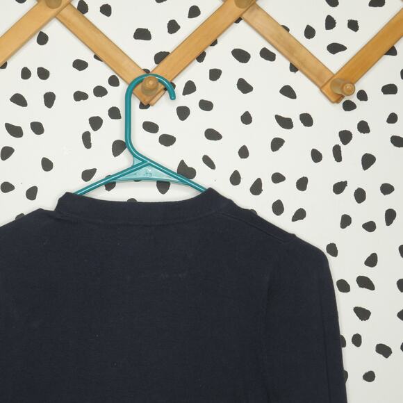 Cat & Jack Navy V-Neck Girls School Uniform Cardigan - Picture 4 of 6